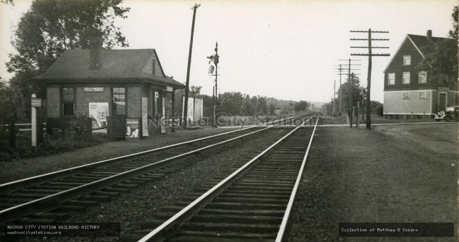 Postcard: Boston & Maine Railroad, Hastings Station